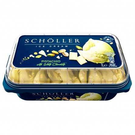 Морозиво Scholler Фісташка з білим шоколадом 557г