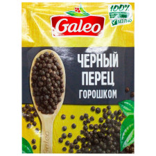 Приправа Galeo Перец чорний горошком 15г mini slide 1