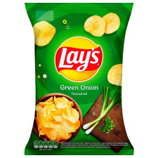 Чипсы Lay's Зеленый лук 140г mini slide 1