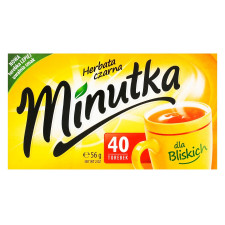 Чай чорний Minutka 1,4г*40шт mini slide 1
