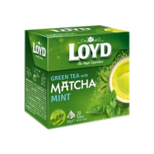 Чай зеленый Loyd матча с мятой 20шт 1,5г mini slide 1