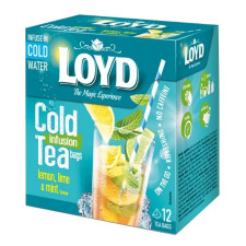 Чай зелений Loyd Cold Infusion лимон, лайм та м'ята 20шт 1,5г mini slide 1