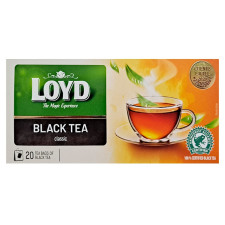 Чай чорний Loyd 1,75г*20шт mini slide 1