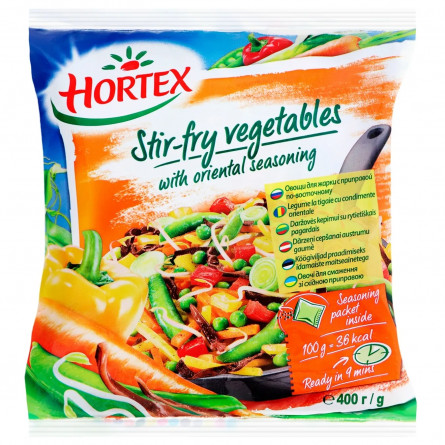Овощи для жарки Hortex с приправой по-восточному 400г slide 1