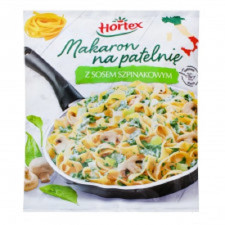 Макароны для жарки со шпинатным соусом Hortex 450г mini slide 1