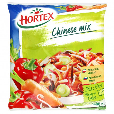 Овочева суміш Hortex Китайська заморожена 400г slide 1
