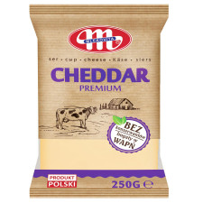 Сир Mlekovita Чеддер Premium 50% 250г mini slide 1