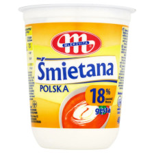 Сметана Mlekovita 18% 400г mini slide 1