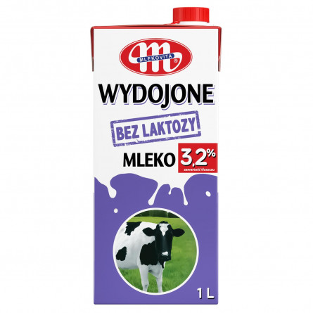 Молоко Mlekovita безлактозне ультрапастеризоване 3,2% 1л slide 1
