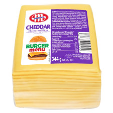 Сир плавлений Mlekovita Cheddar 28шт 344г mini slide 1