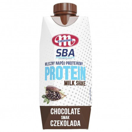 Напій молочний Mlekovita SBA шоколадний з протеїном 350г
