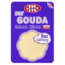 Сыр Mlekovita Гауда без лактозы твердый сычужный нарезанный 45% 150г mini slide 1