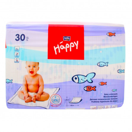 Пеленки Happy Bella Baby детские 60х60см 30шт slide 1