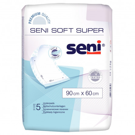 Пелюшки гігієнічні Seni Soft 90*60см 5шт slide 1