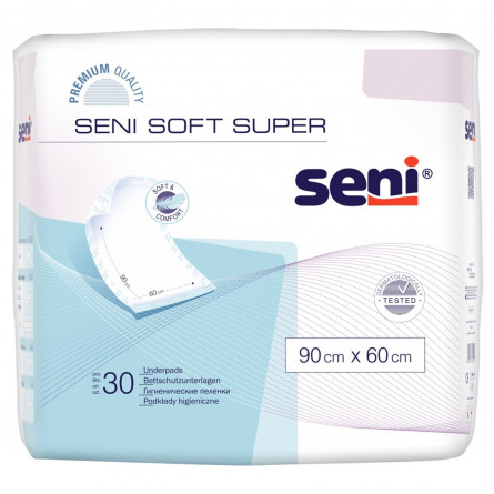 Пелюшки гігієнічні Seni Soft 90x60см 30шт slide 1