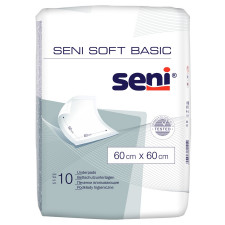 Пелюшки Seni Soft Basic гігієнічні 60х60см 10шт mini slide 1