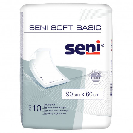 Пеленки Seni Soft Basic гигиенические 90х60см 10шт slide 1