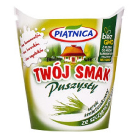 Сир Piatnica Twoj Smak вершковий із зеленою цибулею 64% 150г