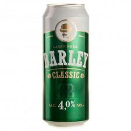 Пиво Barley Classic світле 4% 0,5л
