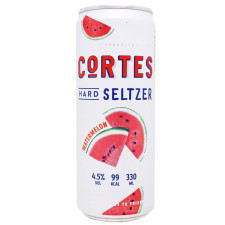 Напій Cortes Hard Seltzer слабоалкогольний сильногазований з ароматом кавуна 4,5% 0,33л mini slide 1