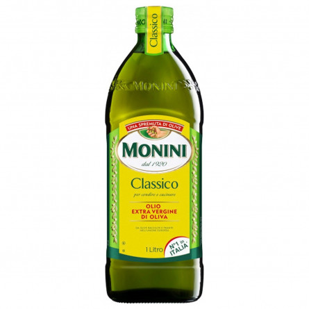 Масло оливковое Monini Extra Virgin первого холодного отжима 1л slide 1
