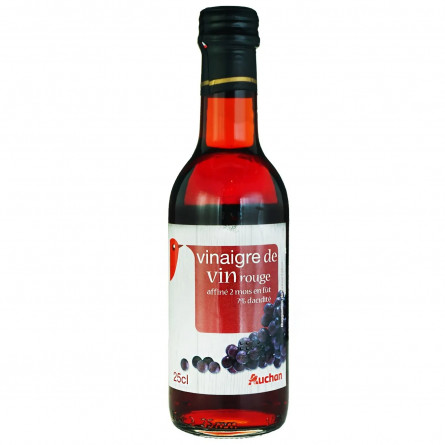 Уксус Ашан из красного вина 250мл