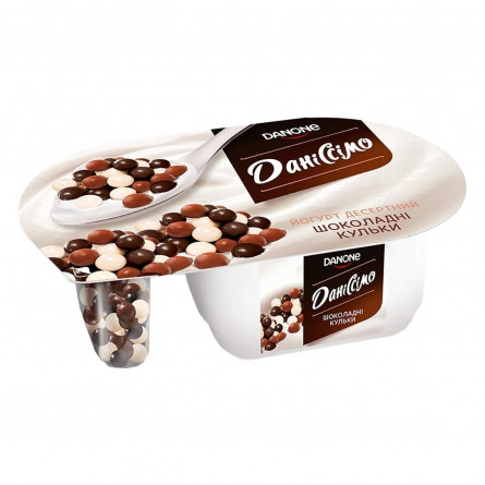 Йогурт Даниссимо Фантазия шоколадные шарики 6,8% 100г