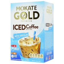 Напій кавовий Mokate Iced зі смаком білого шоколаду розчинний 8шт 15г mini slide 1