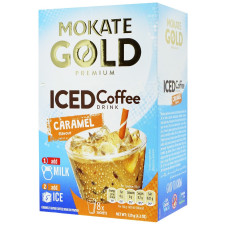 Напій кавовий Mokate Iced зі смаком карамелі розчинний 8шт 15г mini slide 1
