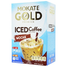 Напій кавовий Mokate Iced зі смаком мокка розчинний 8шт 15г mini slide 1