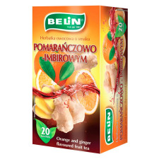 Чай фруктовый Belin со вкусом апельсина и имбиря 2г*20шт mini slide 1