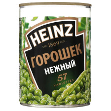 Горошок Heinz зелений консервований 400г mini slide 1