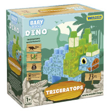 Конструктор Wader Dino трицератопс mini slide 1