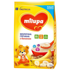 Каша Milupa молочная гречневая с бананом 210г mini slide 1
