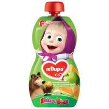 Пюре Milupa яблуко-груша-банан-абрикос 100г mini slide 1