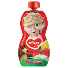 Пюре Milupa банан-полуниця 100г mini slide 1