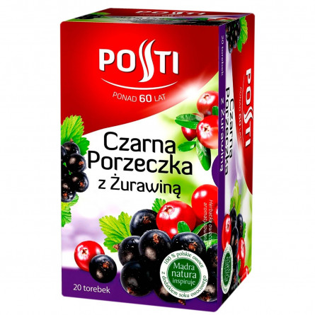 Фруктово-ягідний чай Пості Лісові Ягоди ароматизований в пакетиках 20х2г Польща