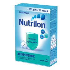 Суміш молочна Nutrilon Антирефлюкс суха для дітей від народження 300г mini slide 1