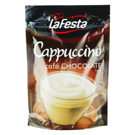 Напій Ла Феста Капучіно з шоколадним смаком розчинний 100г slide 1