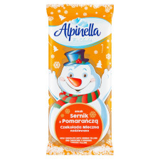 Шоколад Alpinella молочний з чізкейком и апельсиновою начинкою 100г mini slide 1