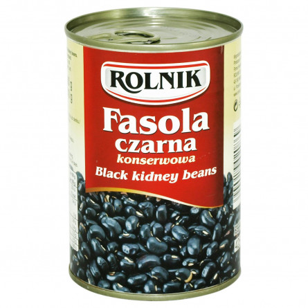 Фасоль Rolnik черная консервированная 425мл