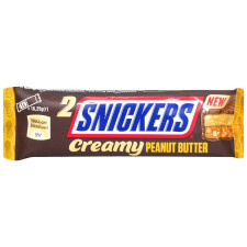 Батончик Snickers з арахісовим маслом 36,5г mini slide 1