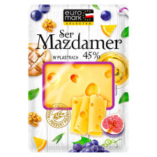 Сыр EuroMark Маздамер нарезка 45% 150г mini slide 1