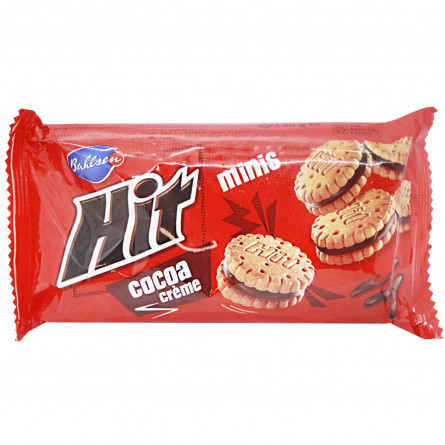 Печиво Bahlsen Hit minis двошарове зі смаком какао 130г slide 1