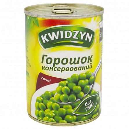 Горошек зеленый Kwidzyn консервированный 400г