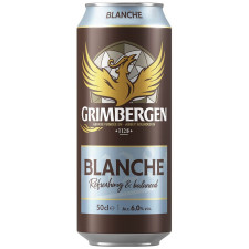 Пиво Grimbergen Blanche светлое 6% 0,5л mini slide 1