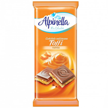 Шоколад молочний Alpinella Toffi 100г