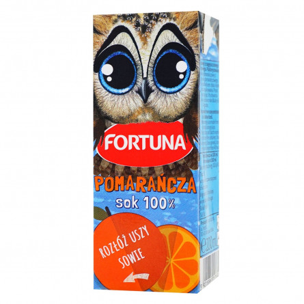 Сік Fortuna апельсиновий без цукру 200мл