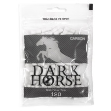 Фильтры Dark Horse Carbon Slim для самокруток 120шт mini slide 1