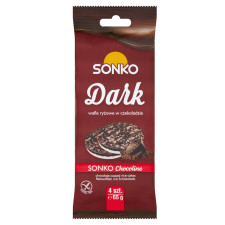 Хлебцы рисовые Sonko покрытые темным шоколадом 65г mini slide 1